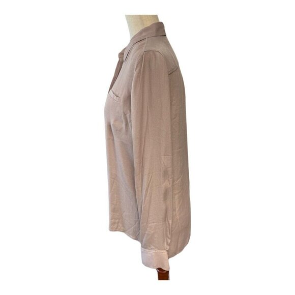 A|X Armani Exchange Womens Button Up Shirt~Size S~Pale Pink/Purple ~ L8 21 - Picture 6 of 9